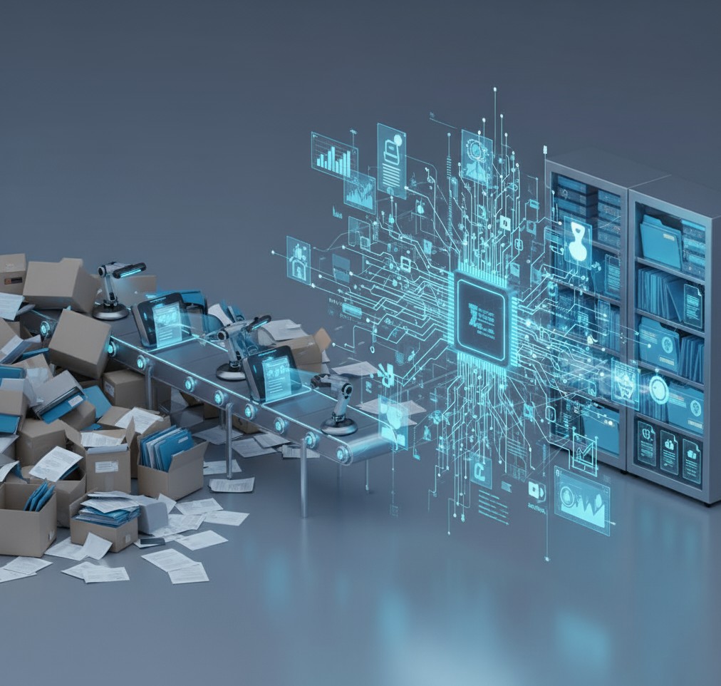 Archivio digitale su desktop